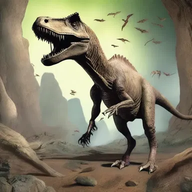 In the fantasy novel, the paleontologist discovered a hidden underground world filled with mythical creatures and ancient fossils.