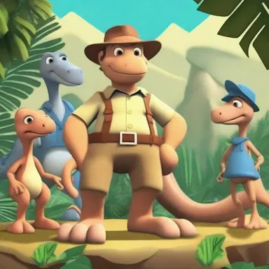 In the animated series, the paleontologist character used their knowledge to solve mysteries and uncover the secrets of prehistoric creatures.