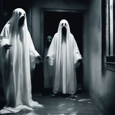 As the main character entered the haunted house, they were greeted by a flurry of embarrassment-inducing apparitions.