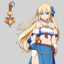 Generate an image of Lucy Heartfilia, a character from the anime Fairy Tail