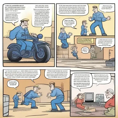 In the comic strip, the character always glams up before going on a mission to save the day.