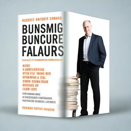 Create a compelling book cover about business failures