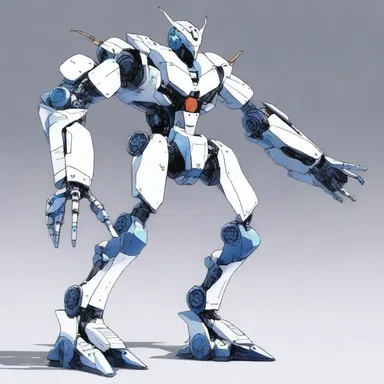 In the anime series, the robotic characters have the ability to transform their limbs into various shapes, including perpendicularity for precise movements.