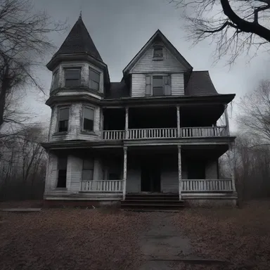 The filmmaker recreated the haunted house with eerie sound effects and chilling visuals.