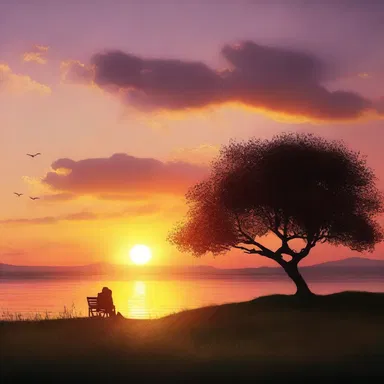 The author skillfully recreated the magical atmosphere of a romantic sunset in his novel.