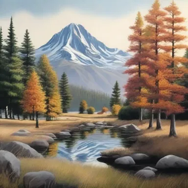 The painter aimed to recreate the beauty of nature through his detailed landscapes.