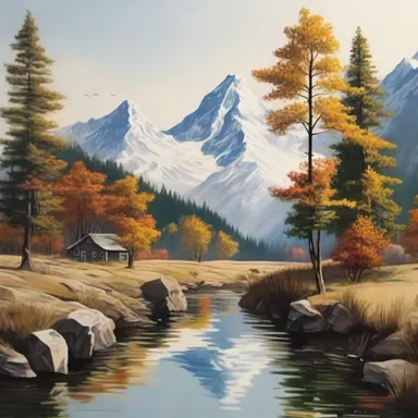 The painter aimed to recreate the beauty of nature through his detailed landscapes.