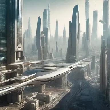 The author's goal was to recreate a futuristic world with advanced technology in his science fiction novel.