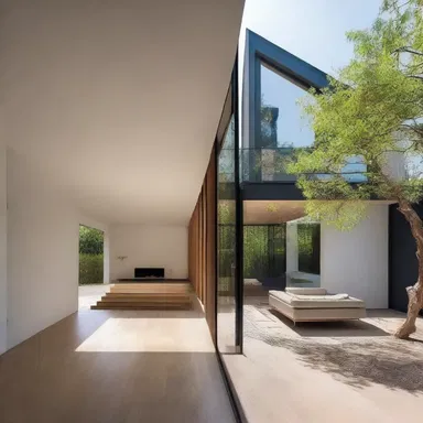 The use of natural light in the design of this house recreates a sense of openness and warmth.
