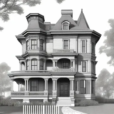 The architect plans to recreate a Victorian-style house with intricate details and ornate furnishings.