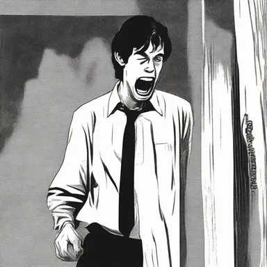 The protagonist in the horror story tried to syllabicate the strange chant he heard.