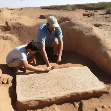 During the archaeological excavation, the researchers tried to syllabicate the inscriptions on the ancient artifact.