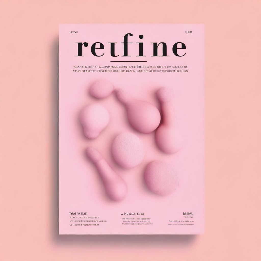 Refine the magazine front page cover about 'Ligation of the Oviducts' to have a more professional look