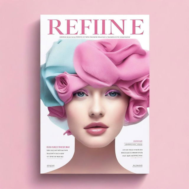 Refine the magazine front page cover about 'Ligation of the Oviducts' to have a more professional look