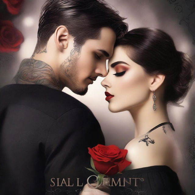 A dark romance book cover titled 'Shining on Your Night'