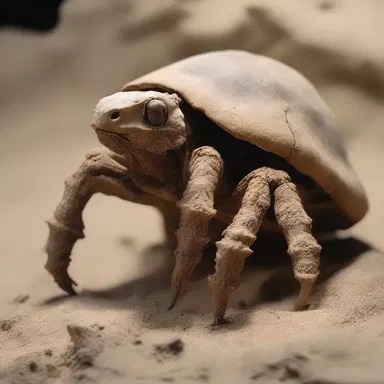 During the fossil excavation, they discovered the preserved remains of a crustaceous creature that existed millions of years ago, providing valuable insights into Earth's history.