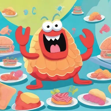 Why did the crustaceous creature go to the seafood disco? Because it was feeling a little shellfish!
