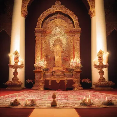 During the ceremony, the spotlight shone on the altar, symbolizing the presence of a higher power.