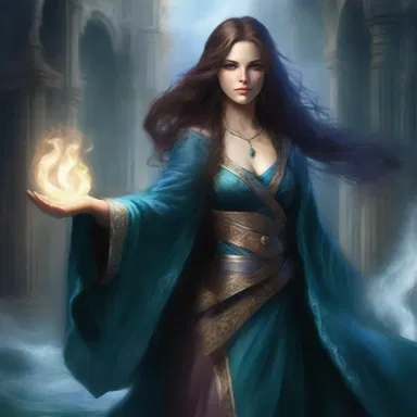 With the wave of her hand, the sorceress was able to overwrite the dark enchantment that had plagued the kingdom for centuries.