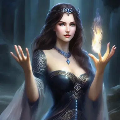 With the wave of her hand, the sorceress was able to overwrite the dark enchantment that had plagued the kingdom for centuries.