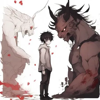 In the novel, the protagonist encounters a eudemon who helps him overcome his personal demons and find true love.