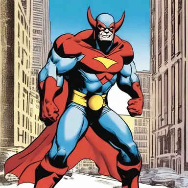 The superhero comic series featured a eudemon character who used their benevolent powers to protect the city from evil.