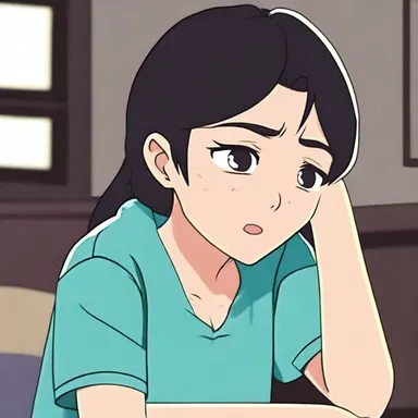 As the emotional climax of the episode, tears welled up in the eyes of the animated character, expressing their deep sadness.