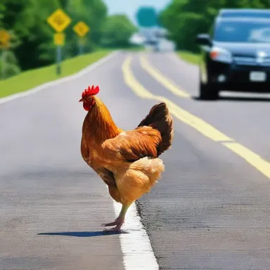 Why did the chicken cross the road? Because it saw a two-way street!