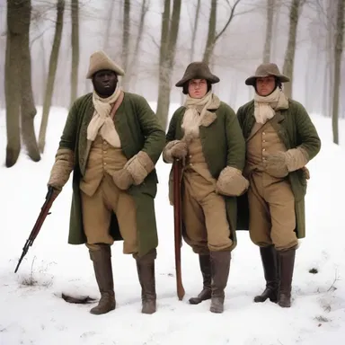 During the American Revolution, many soldiers wore banians to protect themselves from the cold.
