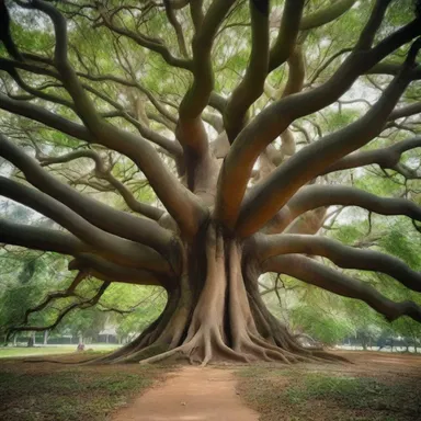 According to Indian mythology, the banian tree is considered sacred and is believed to possess supernatural powers, serving as a link between the spiritual and physical realms.