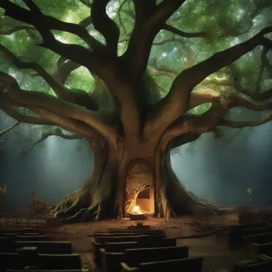 In the cinema, the banian tree was portrayed as an enchanted tree that granted wishes to anyone who visited it at midnight, creating a captivating and mystical storyline.