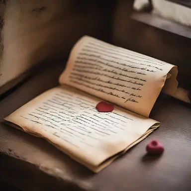 She stumbled upon a quondam love letter hidden in the attic, stirring feelings of nostalgia and longing.