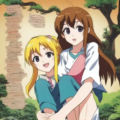 The anime series had a twisted and tangled plot that kept viewers engaged.