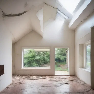 Despite careful planning, the mischance of a leaky roof and faulty wiring turned the beautifully designed house into a nightmare for its occupants.