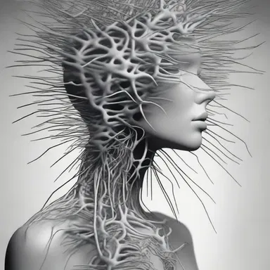 The author described the protagonist's excruciating pain in great detail, as if a thousand needles were piercing their trigeminus nerve in the climax of the novel.