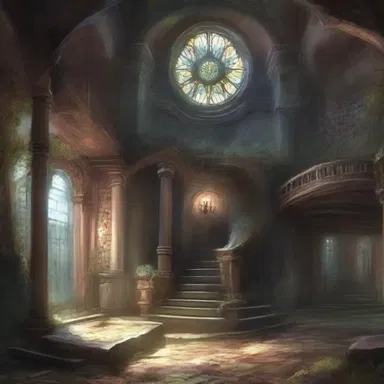 In the realm of wizards and dragons, there is a mystical sanatorium where those with magical madness are healed.