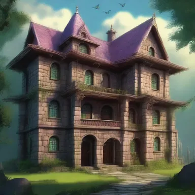 In the realm of wizards and dragons, there is a mystical sanatorium where those with magical madness are healed.