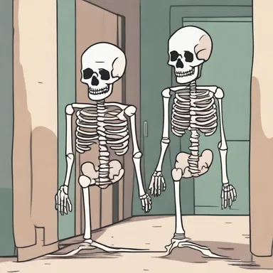 Why did the skeleton go to the sanatorium? Because he had a lot of bones to pick!