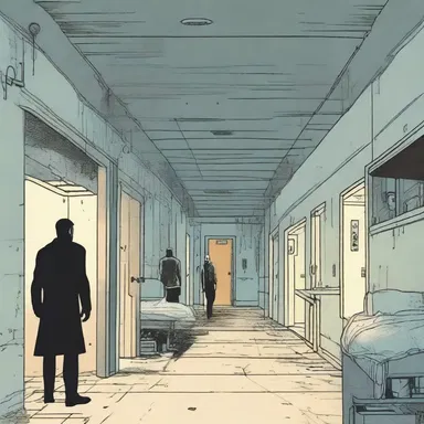 In the latest issue of the superhero comic, the protagonist fights a villain who uses a sanatorium as their hideout.