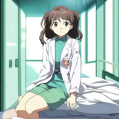 The main character in the anime series seeks treatment at a sanatorium to cure her mysterious illness.