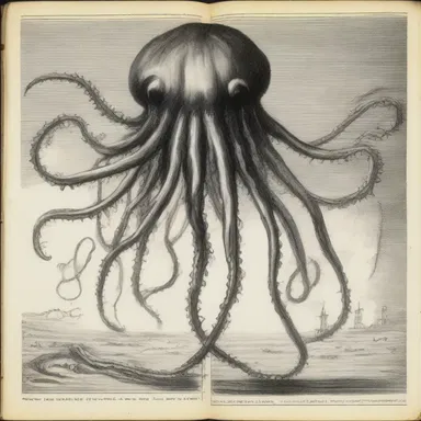 The book described a terrifying creature with cirrus tentacles that could paralyze its victims.