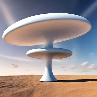 In the distant future, humans had developed technology to create cirrus-like structures that could serve as advanced communication devices.