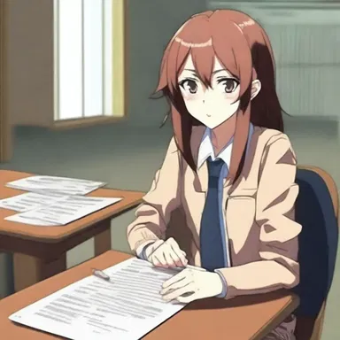 The main character in the anime series is a recluse student who rarely interacts with others.