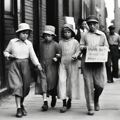 During the Great Depression, many people became shiftless as they struggled to find work and provide for their families.