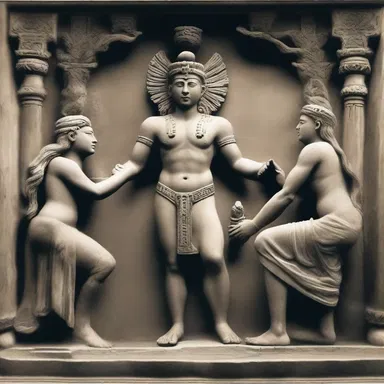 The ancient society used myths to propagandise the power and importance of their gods.