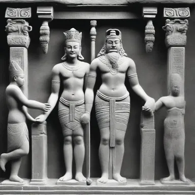 The ancient society used myths to propagandise the power and importance of their gods.