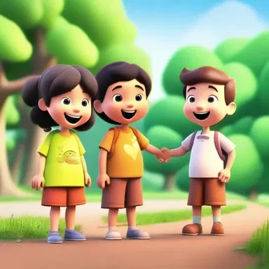 The children's cartoon series subtly propagandises the importance of sharing and kindness.