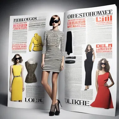 The fashion industry uses advertising to propagandise the latest trends and styles.