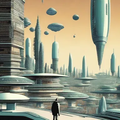 The futuristic science fiction novel propagandises the idea of a utopian society.