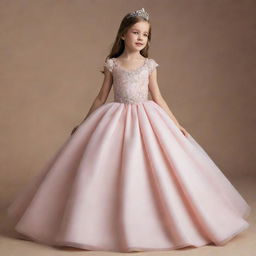 Elegant princess dresses for a high-end couture brand